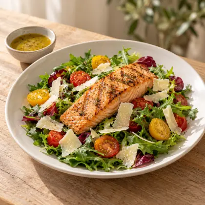 Salada de salmão da Nona
