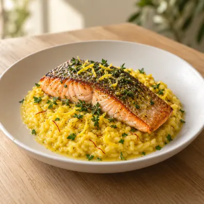 Peixe, limão e açafrão